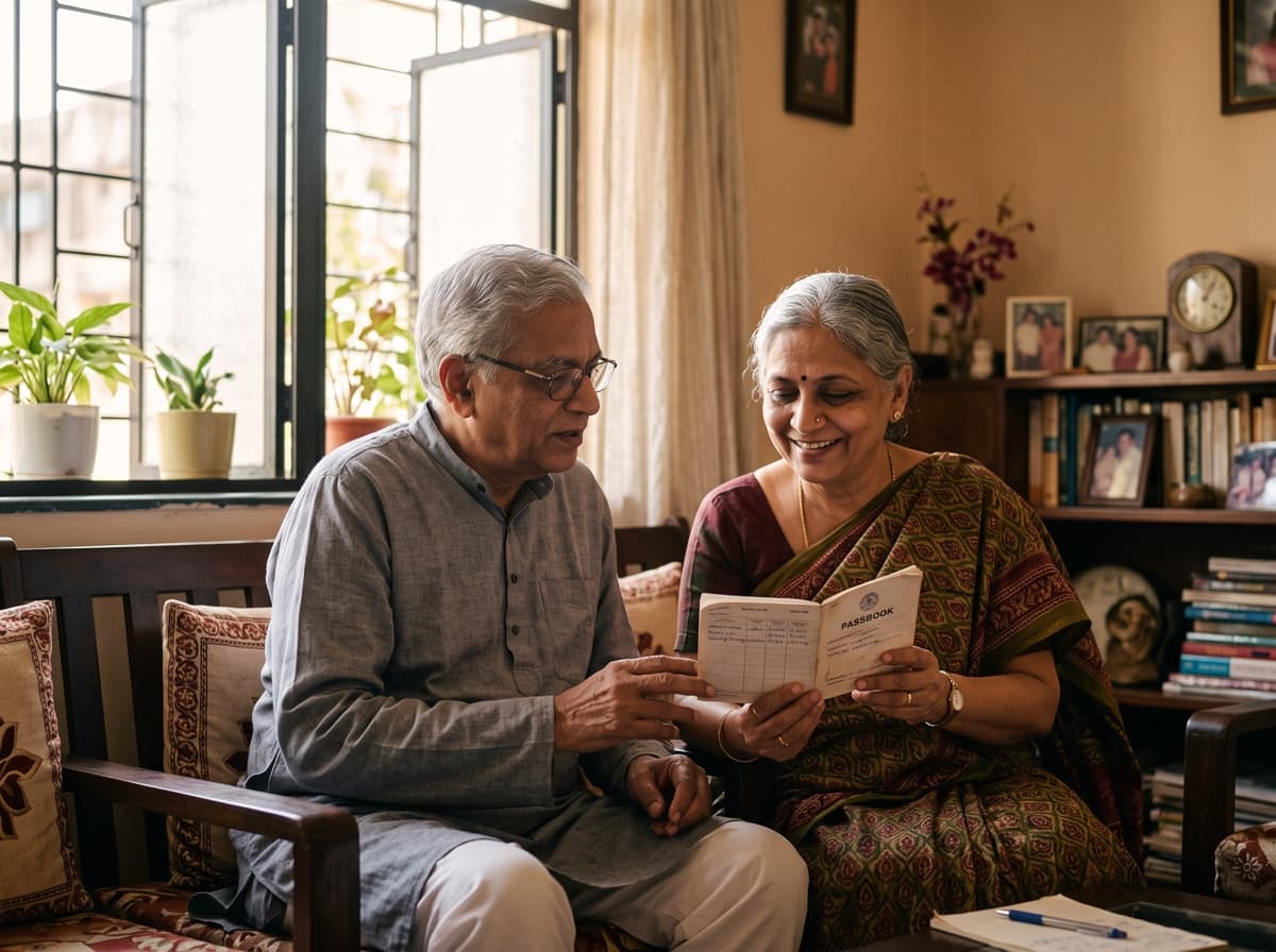 Parents at home in India